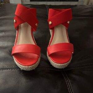 Red Women's Espadrille Sandals